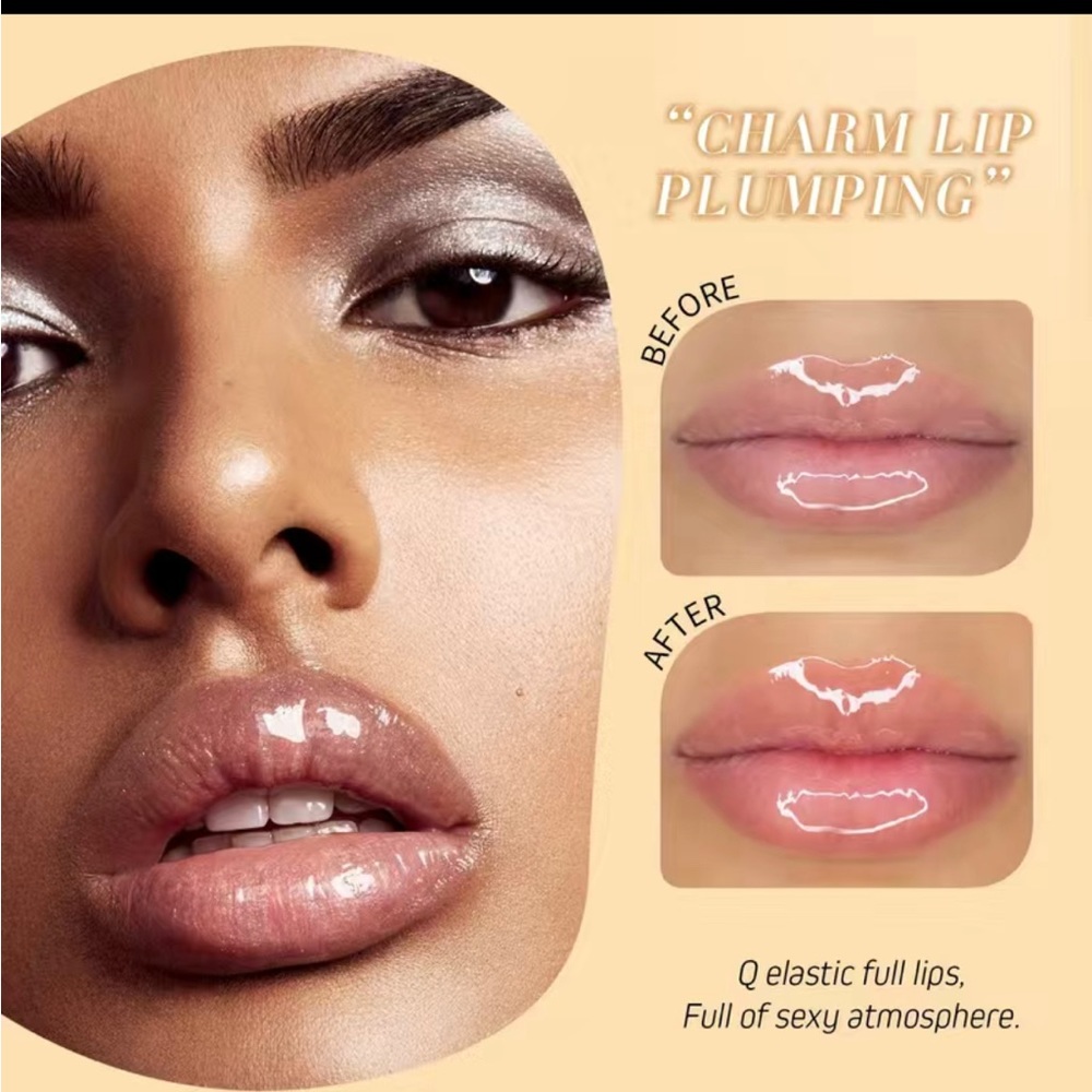 Lip plumping, extra large plumper.  Mint scent, anti-age treatment, and healing